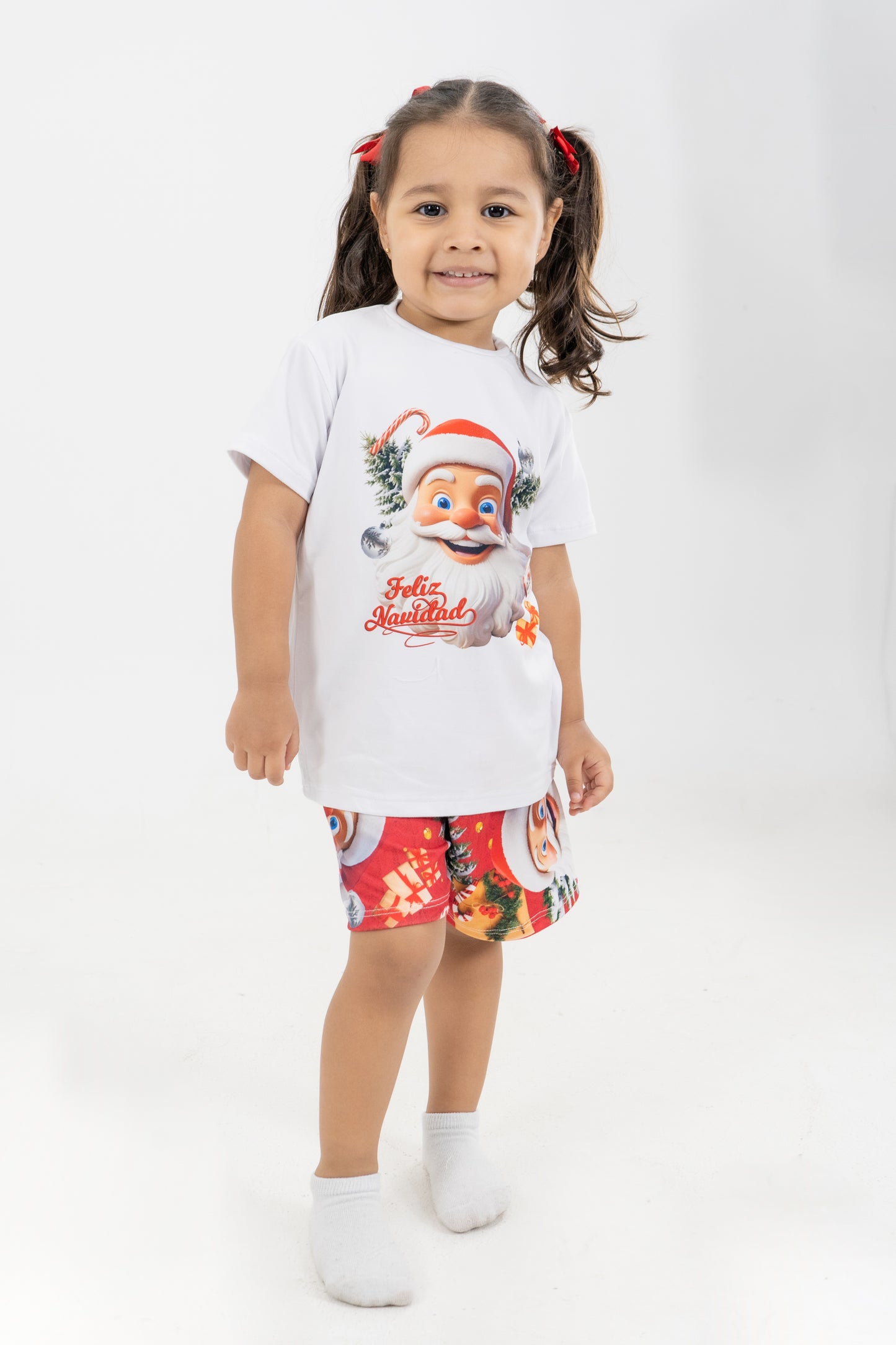 PIJAMA SHORT NIÑOS SANTA