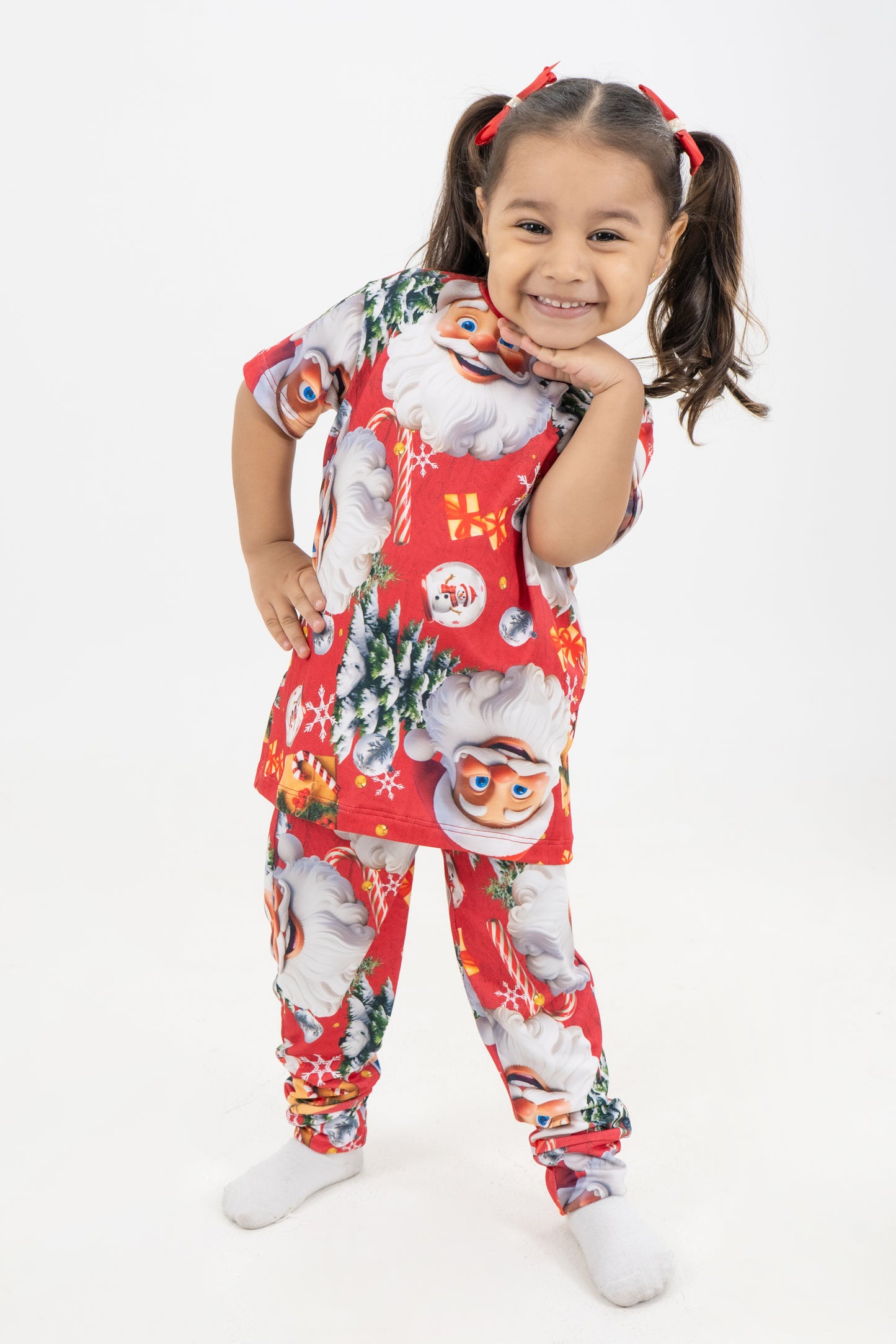 PIJAMA PANTALON SUBLIMADA NIÑOS SANTA