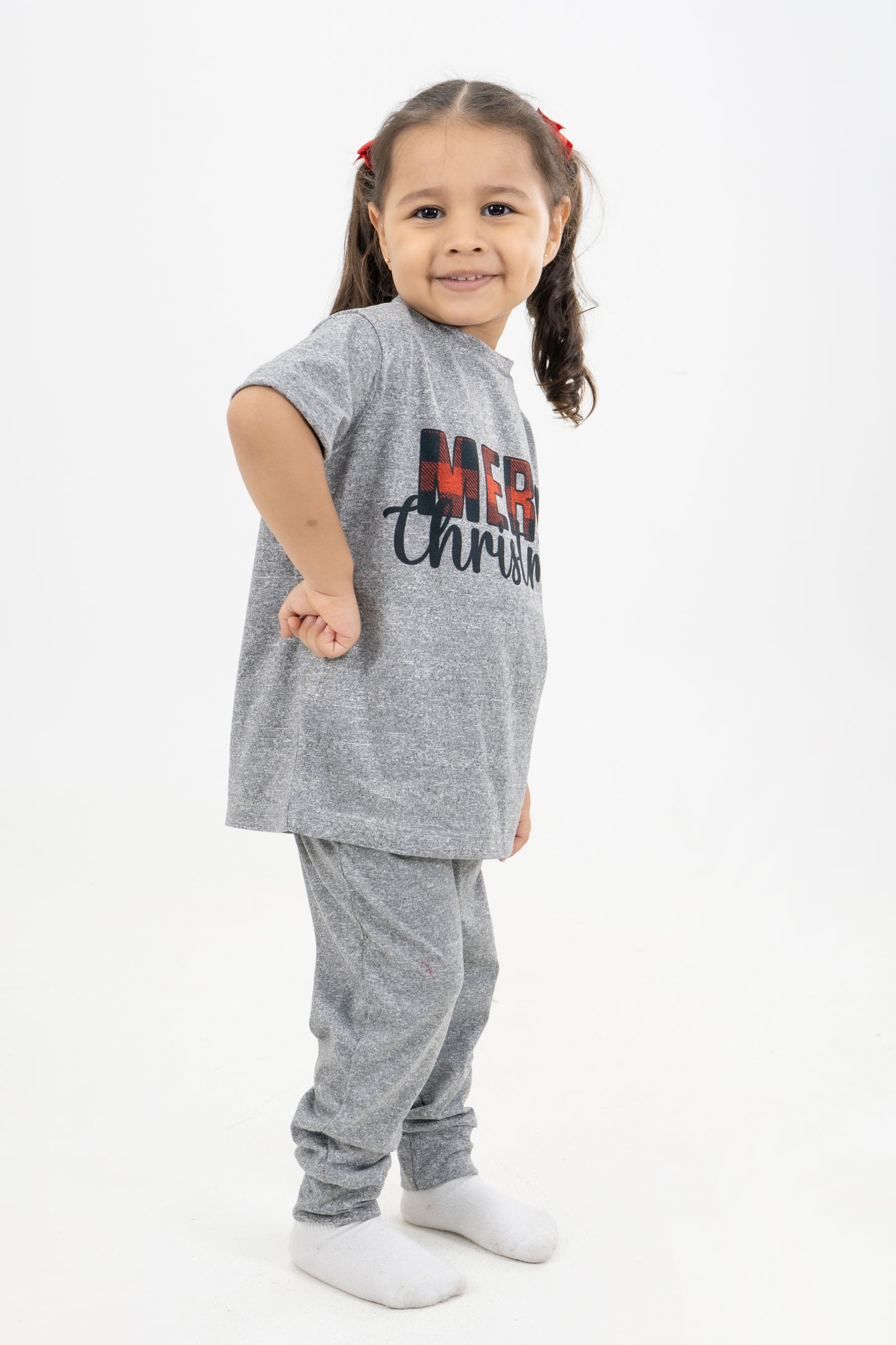 PIJAMA PANTALON LARGO NIÑOS GRIS JASPE II