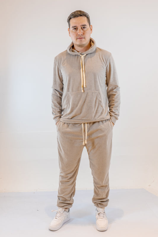 TERRY HOODIE GRAY DE HOMBRE
