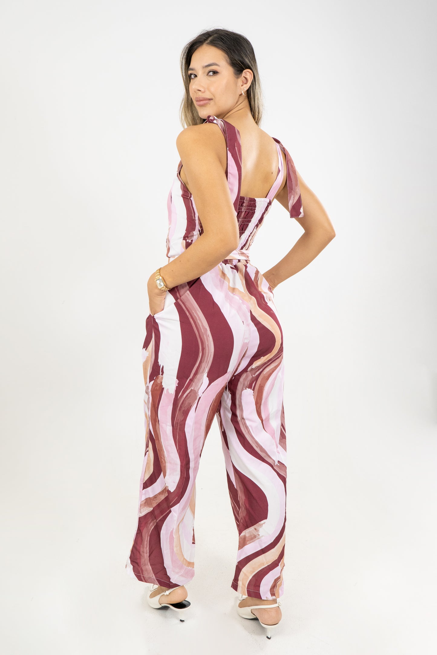 ENTERIZO KATTY SOLNACIENTE - COLOR VINO TINTO