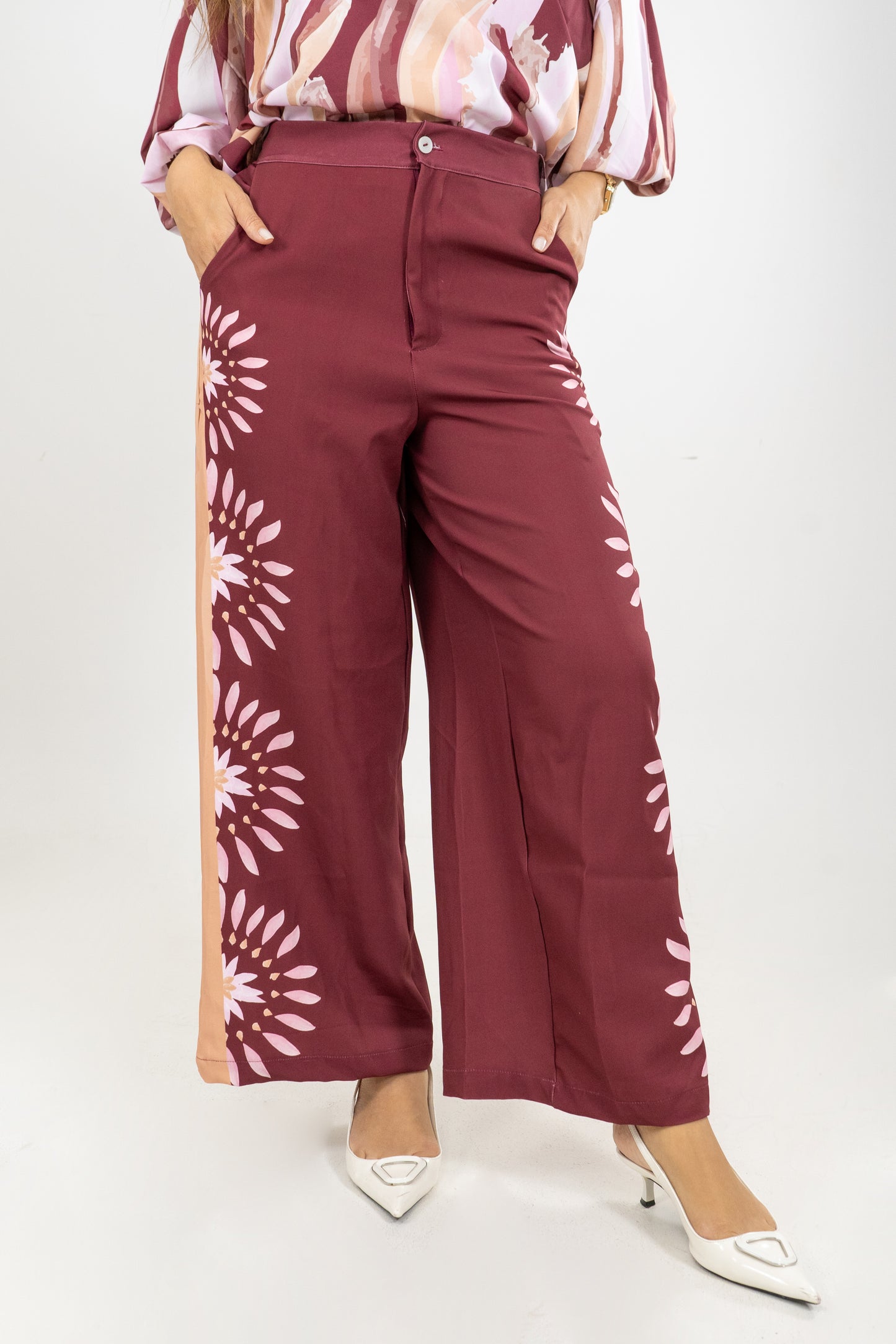 PANTALON DUNA SOLNACIENTE - COLOR VINO TINTO