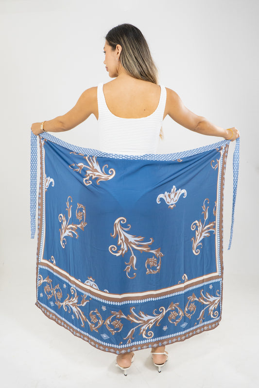 PAREO COLUMBINA ETERNA  - COLOR AZUL