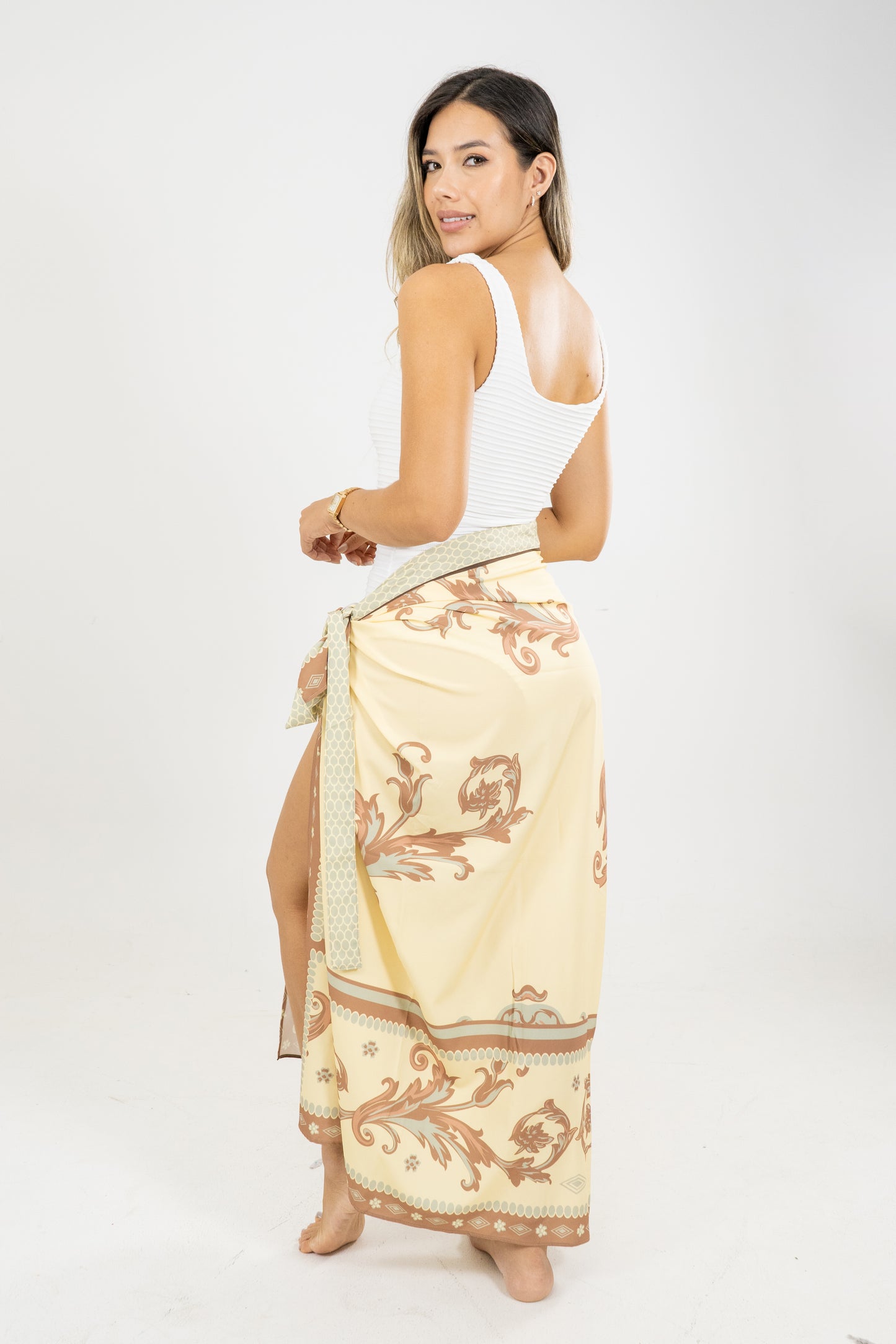 PAREO COLUMBINA ETERNA  - COLOR AMARILLO