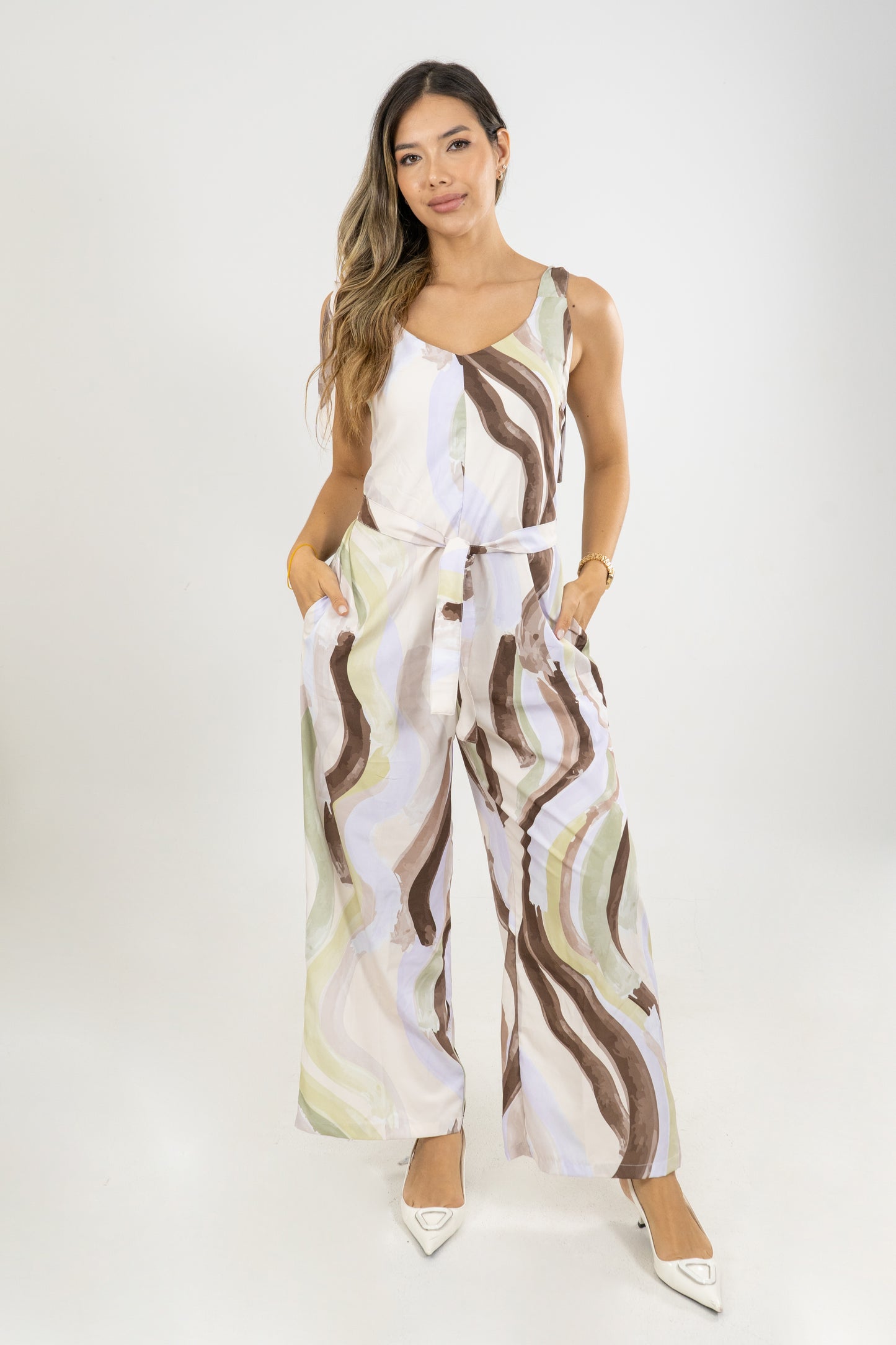 ENTERIZO KATTY SOLNACIENTE - COLOR CREMA