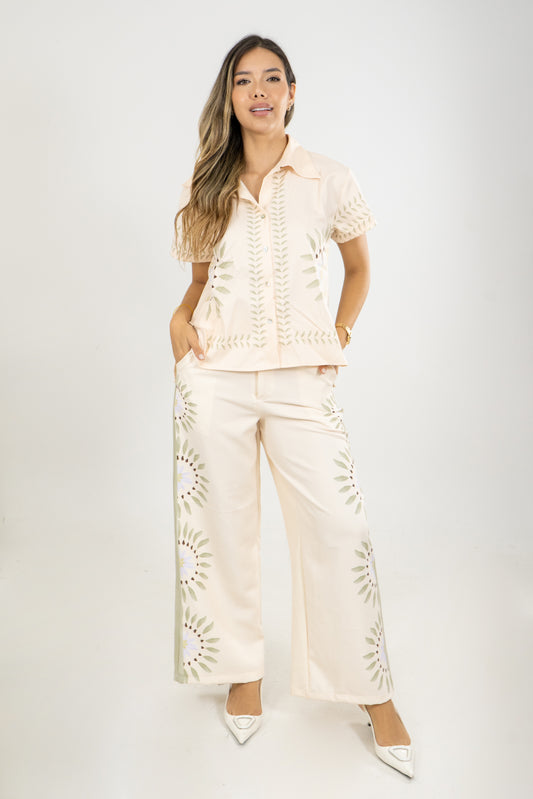 PANTALON DUNA SOLNACIENTE - COLOR CREMA