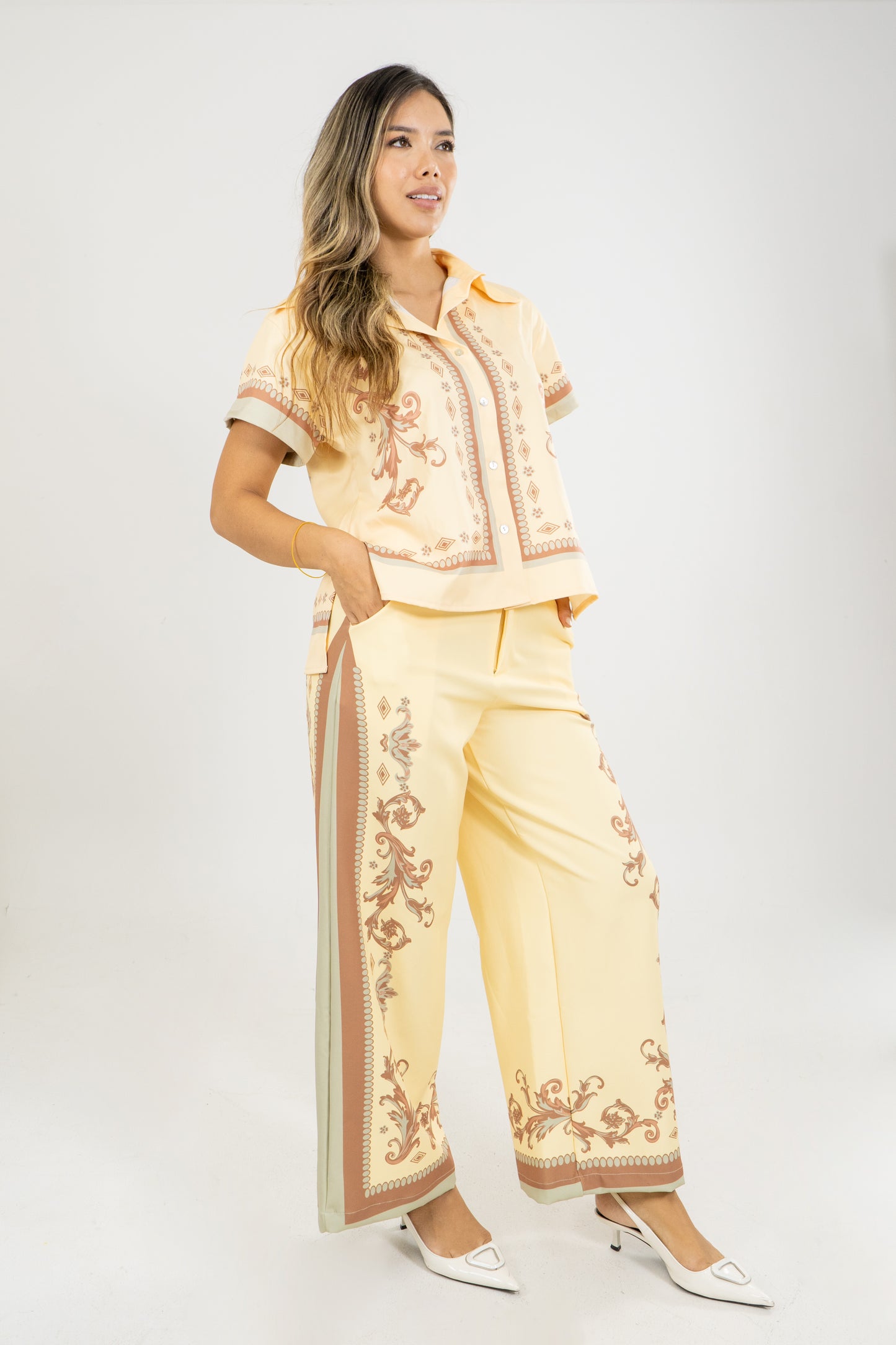 PANTALON DUNA ETERNA - COLOR AMARILLO