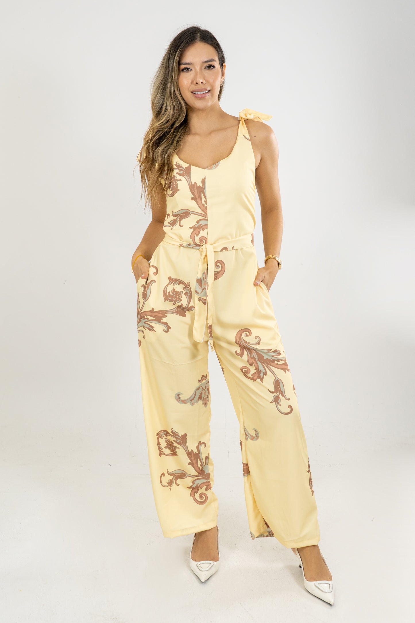 ENTERIZO KATTY ETERNA - COLOR AMARILLO