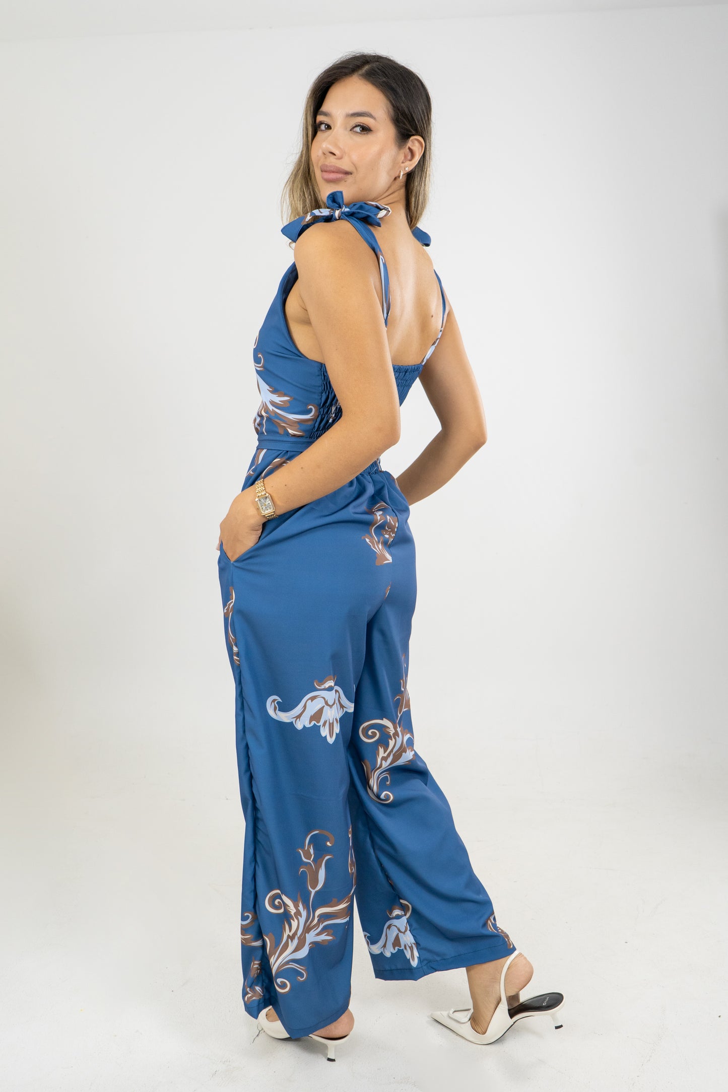 ENTERIZO KATTY ETERNA - COLOR AZUL