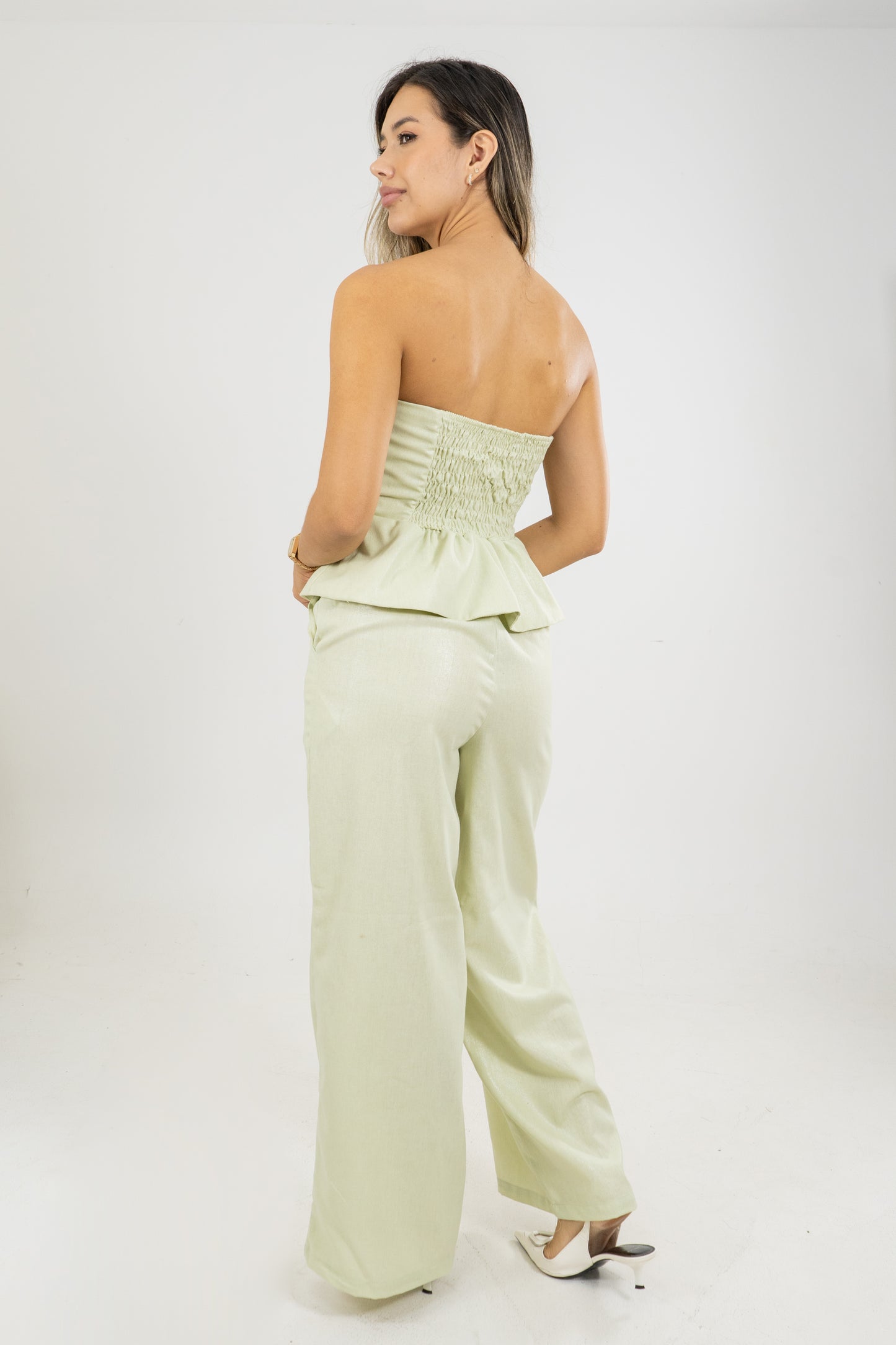 PANTALON DUNA - COLOR VERDE MATCHA
