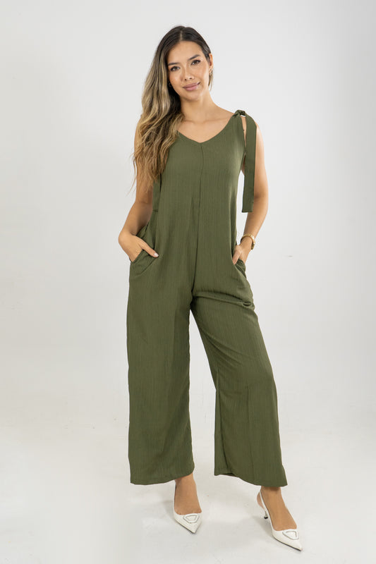 ENTERIZO KATTY - COLOR VERDE MILITAR