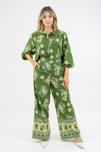 BLUSA CORINA - VERDE OSCURO
