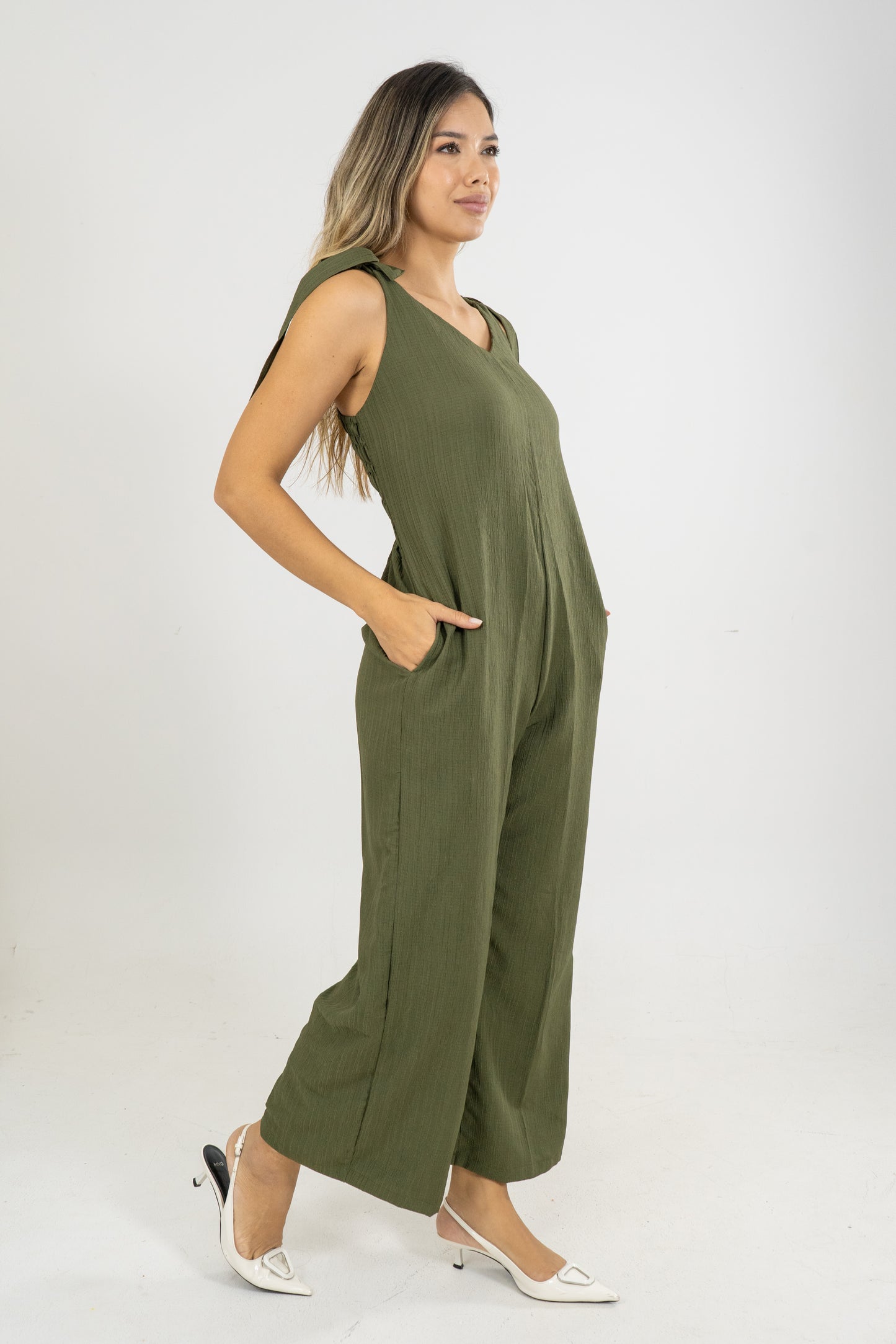 ENTERIZO KATTY - COLOR VERDE MILITAR