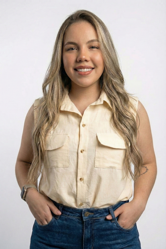 BLUSA ANA - COLOR BIGE