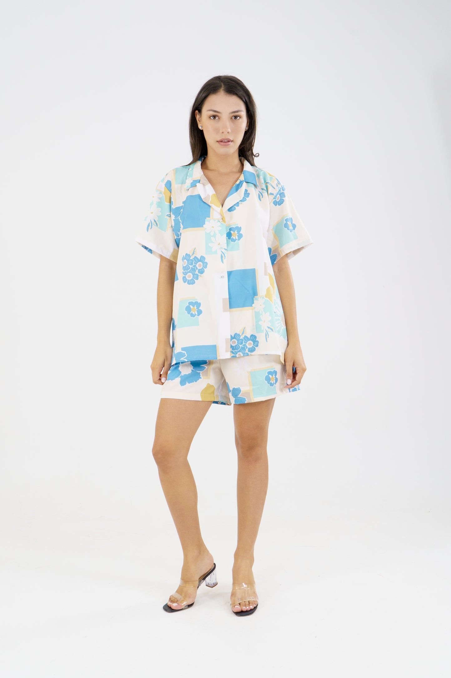 BLUSA GRETA V- CELESTE