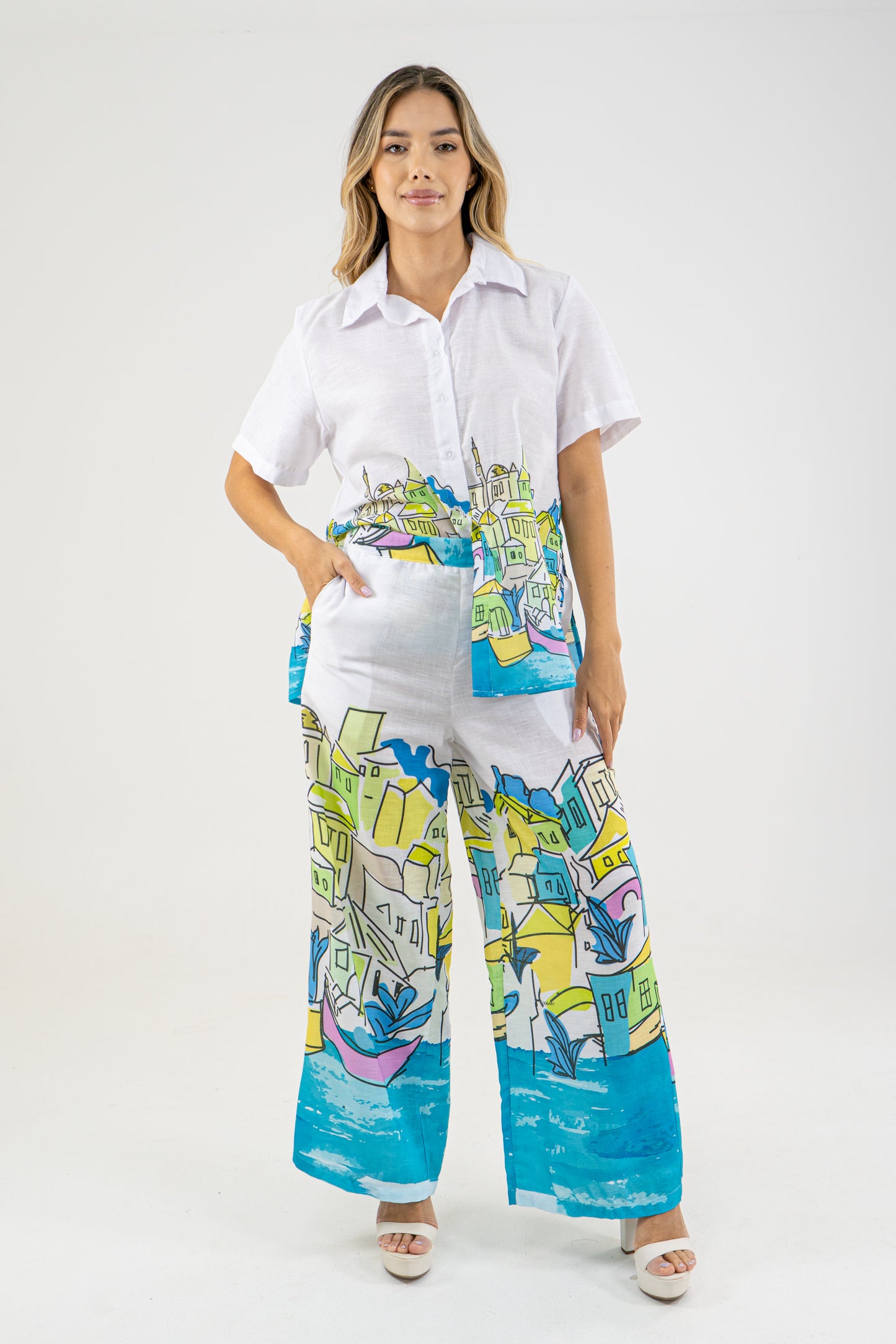 PANTALON JAMAICA I - AZUL