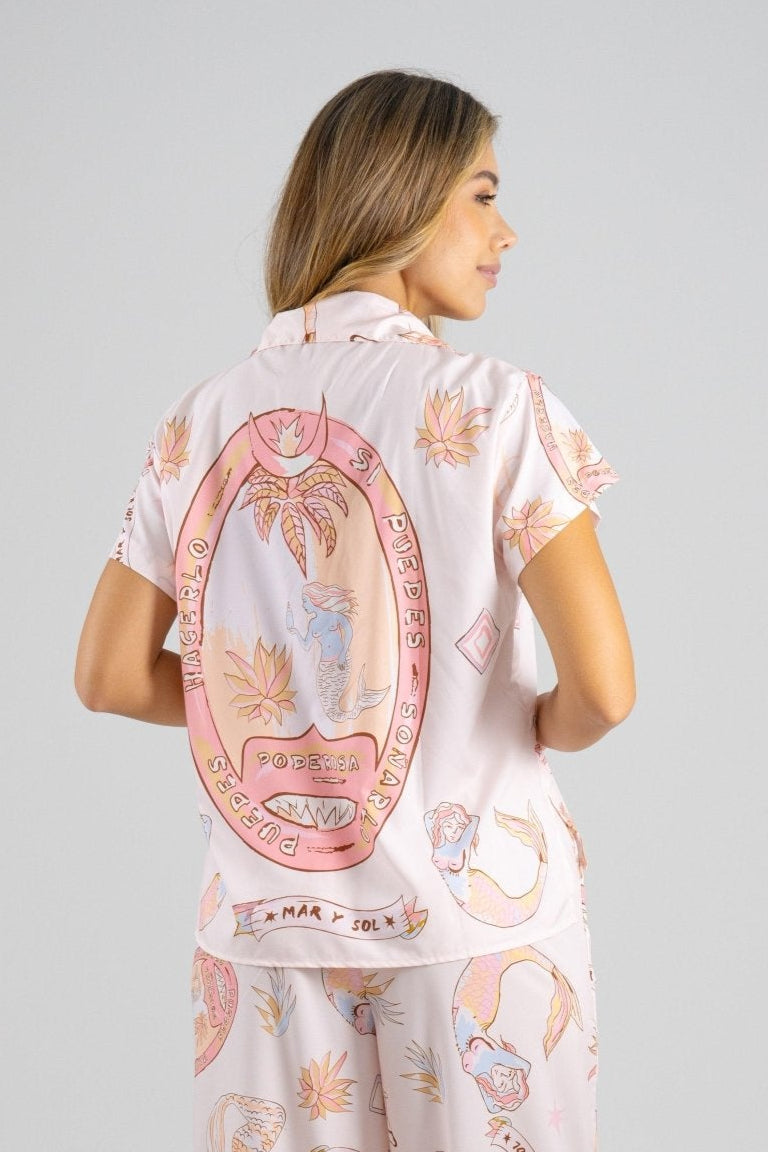 SET DANNA I PANTALON - ROSAD0 - Sofisticadas