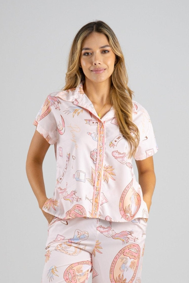 SET DANNA I PANTALON - ROSAD0 - Sofisticadas