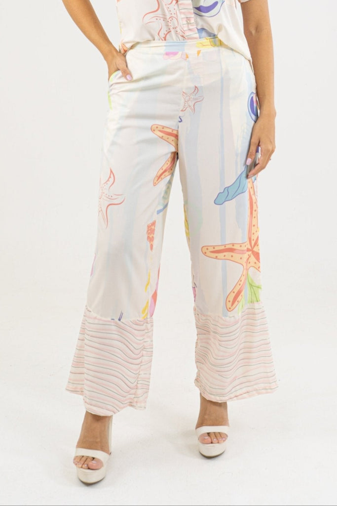SET PANTALON ALICIA II - CARACOLES - Sofisticadas