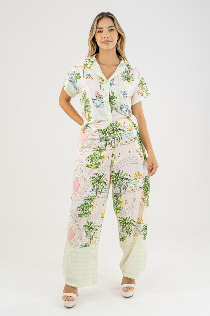 SET PANTALON ALICIA II - PLAYA - Sofisticadas