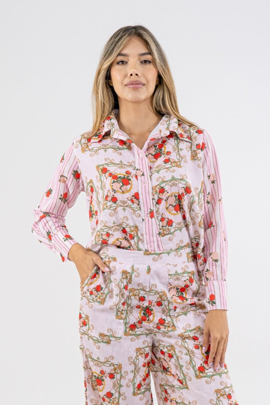 SET PANTALON EDEN I - ROSA - Sofisticadas