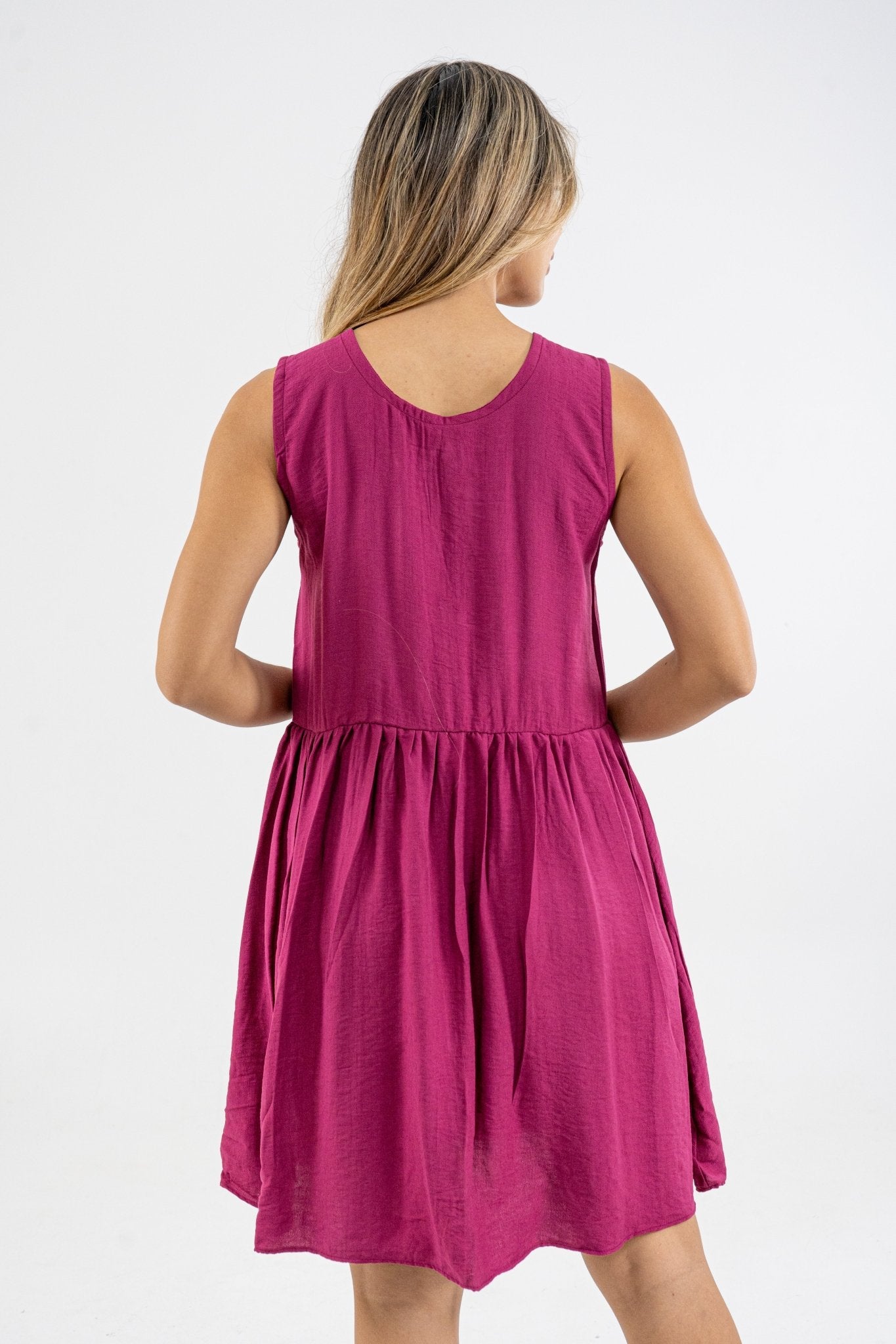 VESTIDO ANDREA I - MAGENTA - Sofisticadas