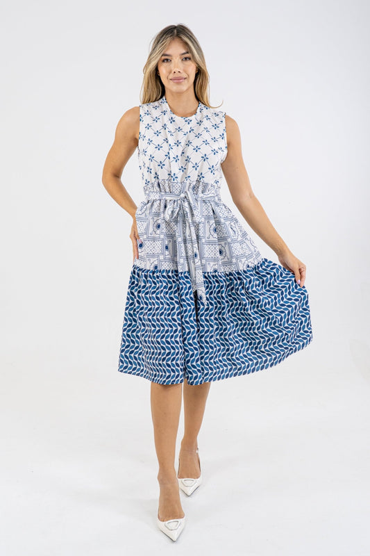 VESTIDO BEATRIZ I - AZUL - Sofisticadas