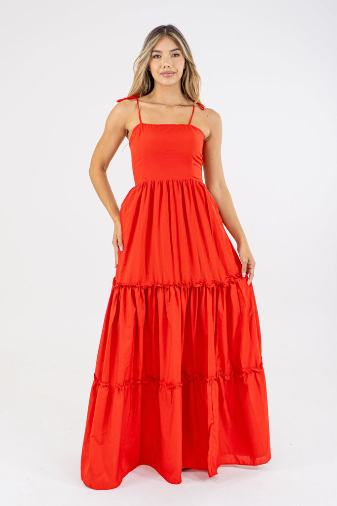 VESTIDO LUNA IV - ROJO - Sofisticadas