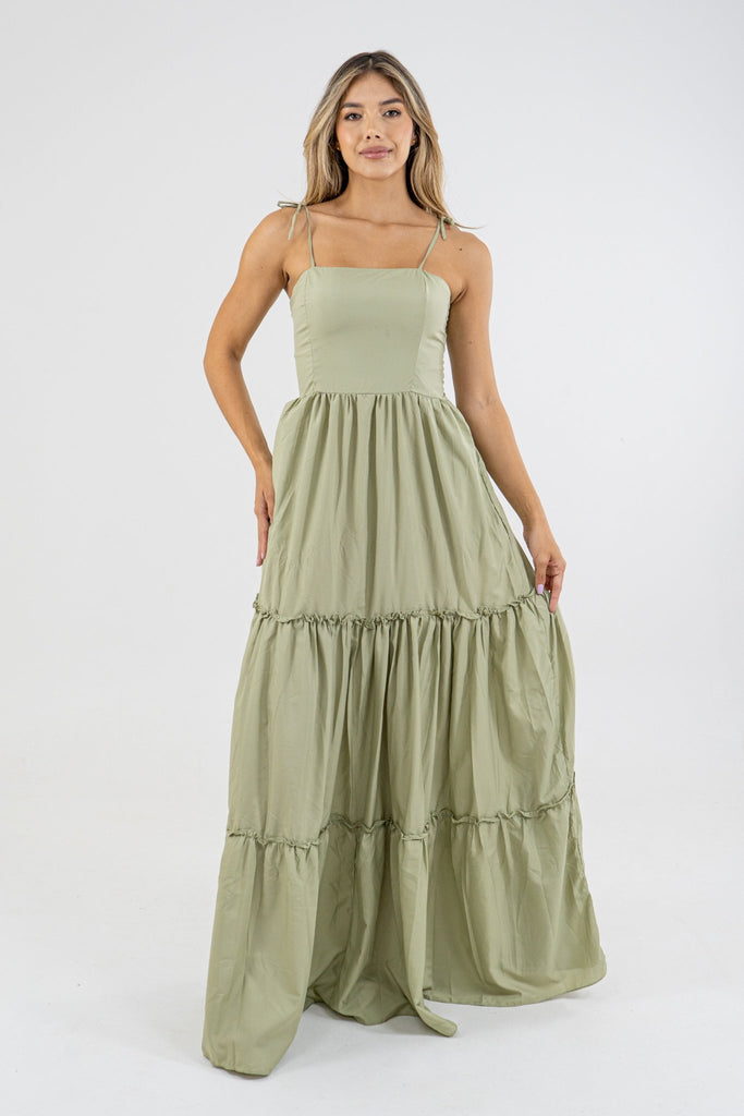 VESTIDO LUNA IV - VERDE PISTACHO - Sofisticadas